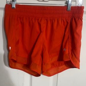 Athleta orange shorts size small
